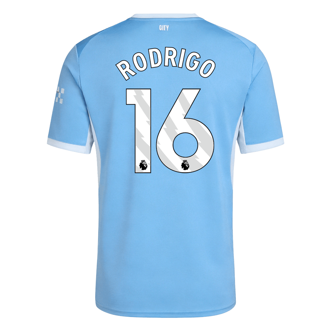RODRIGO #16 Manchester City Hazai Mez 2026/27 Kék
