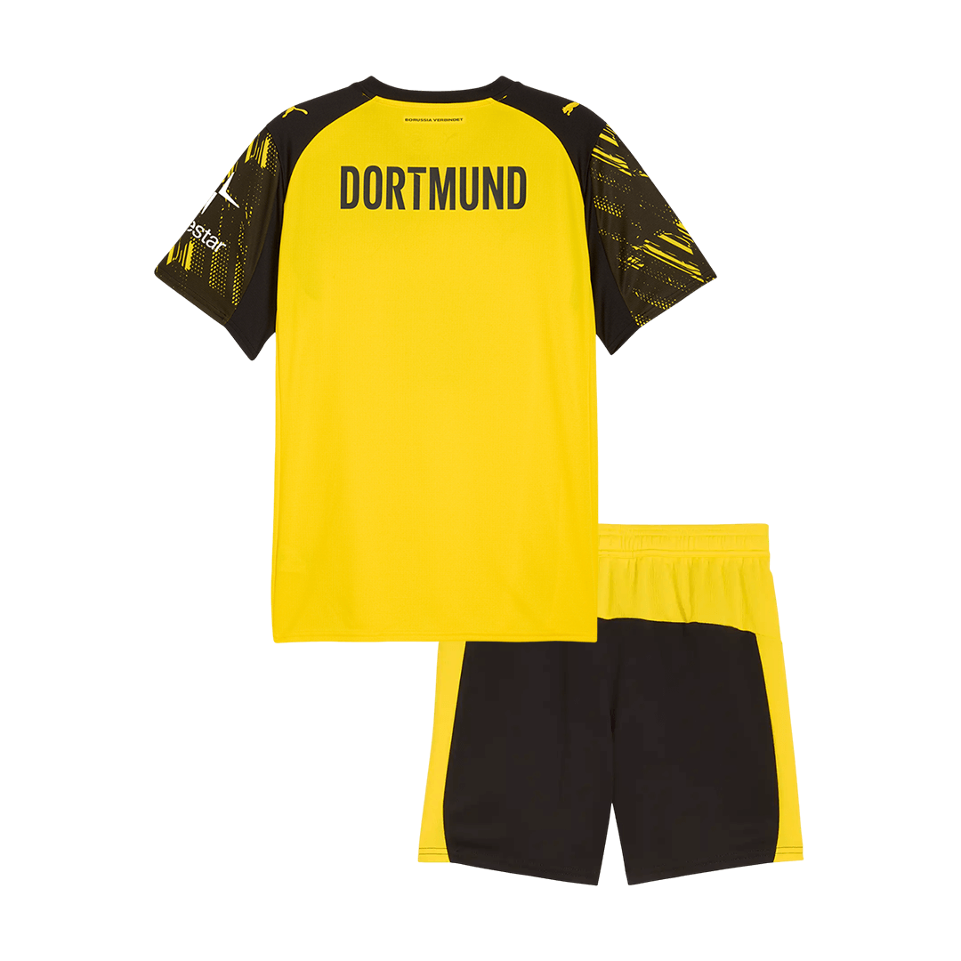 Borussia Dortmund Gyerek Otthoni Mez Készlet(Mez+Nadrág) 2025/26 Sárga