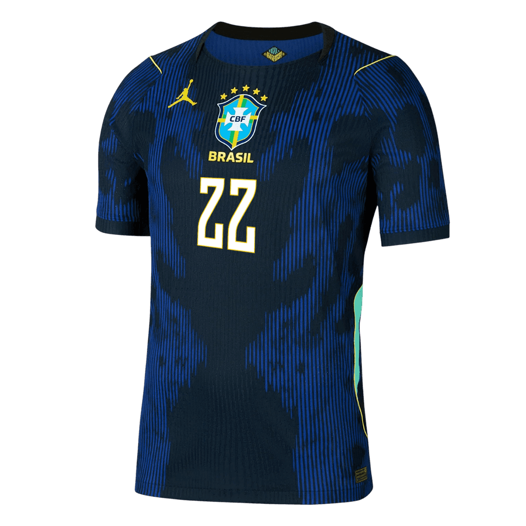 JOÃO PEDRO #22 Brazil Játékos Verzió Idegenbeli Mez Világbajnoki 2026