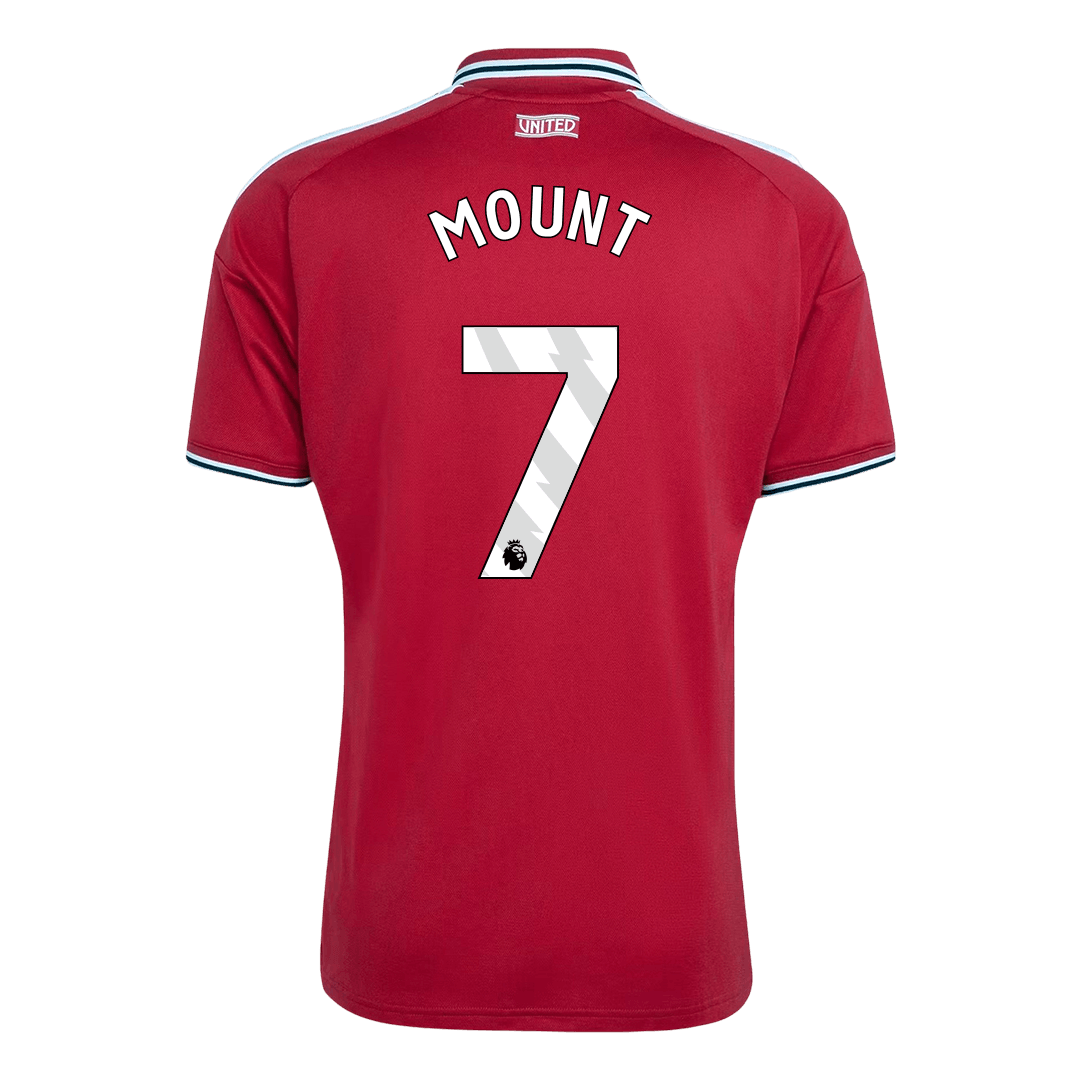MOUNT #7 Manchester United Hazai Mez 2026/27 Piros