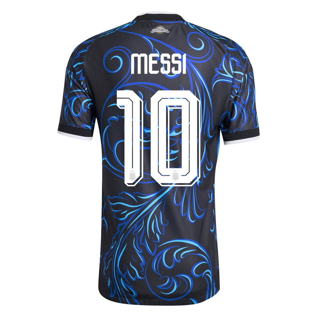 MESSI #10 Argentina Játékos Verzió Idegenbeli Mez Világbajnoki 2026 Fekete