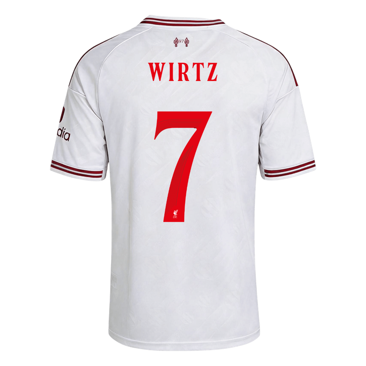 WIRTZ #7 Liverpool Idegenbeli Mez 2026/27 Fehér
