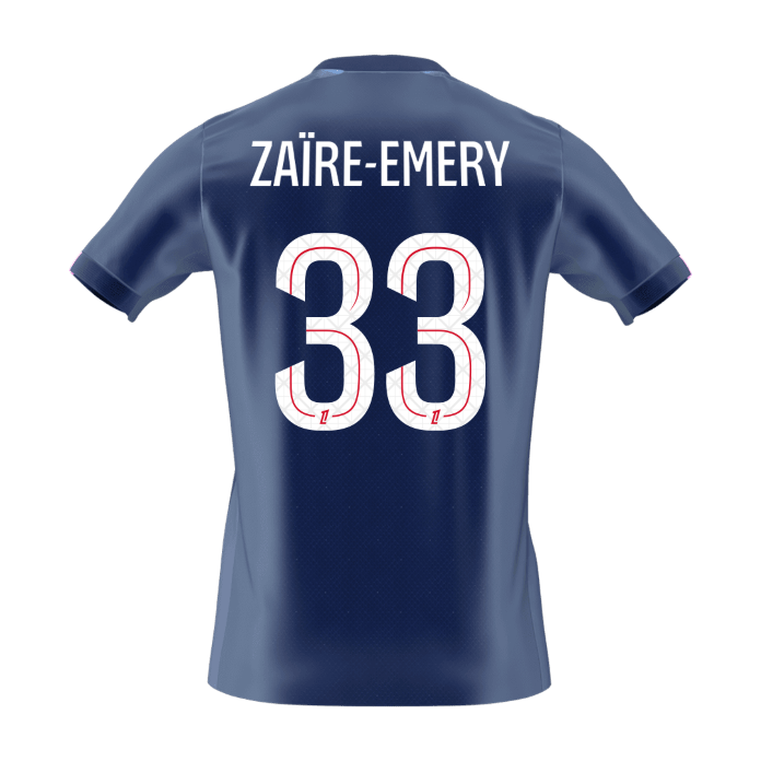 ZAïRE EMERY #33 PSG
Otthon Futball Mez 2025/26 Sötétkék