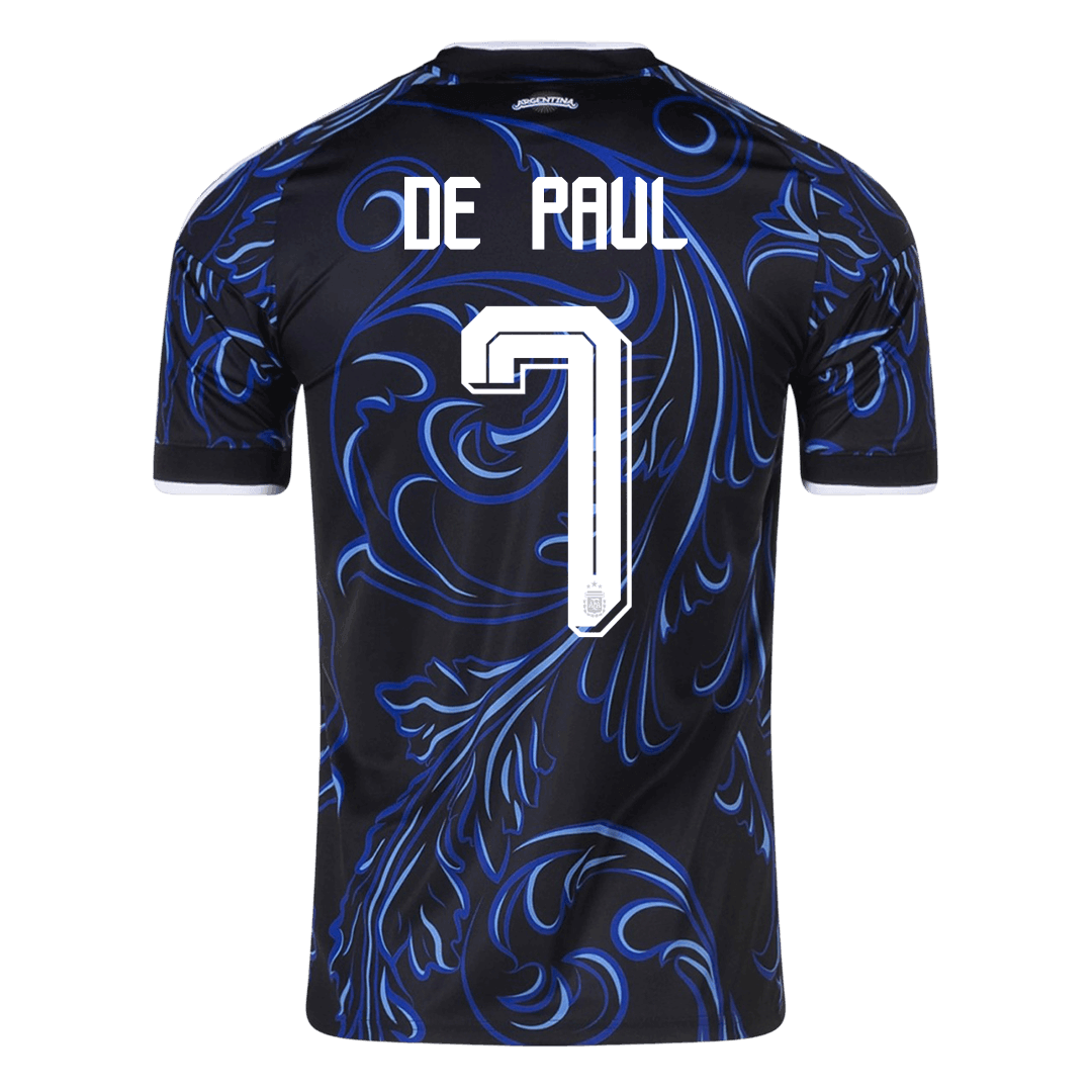 DE PAUL #7 Argentina Idegenbeli Mez 2026 Fekete