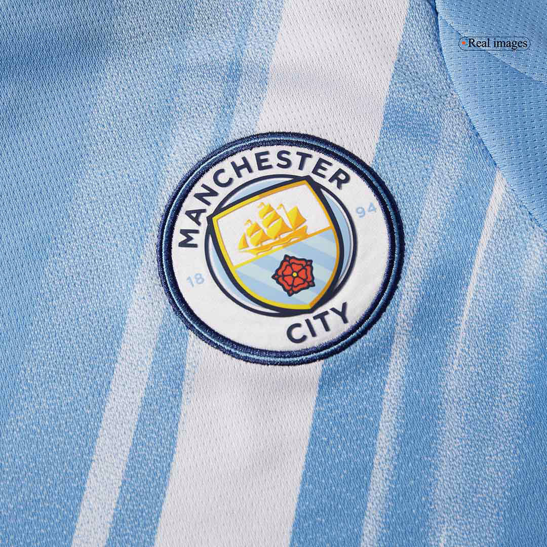 Manchester City Otthon Soccer Mez Készlet(Mez+Rövidnadrág) 2025/26 Kék