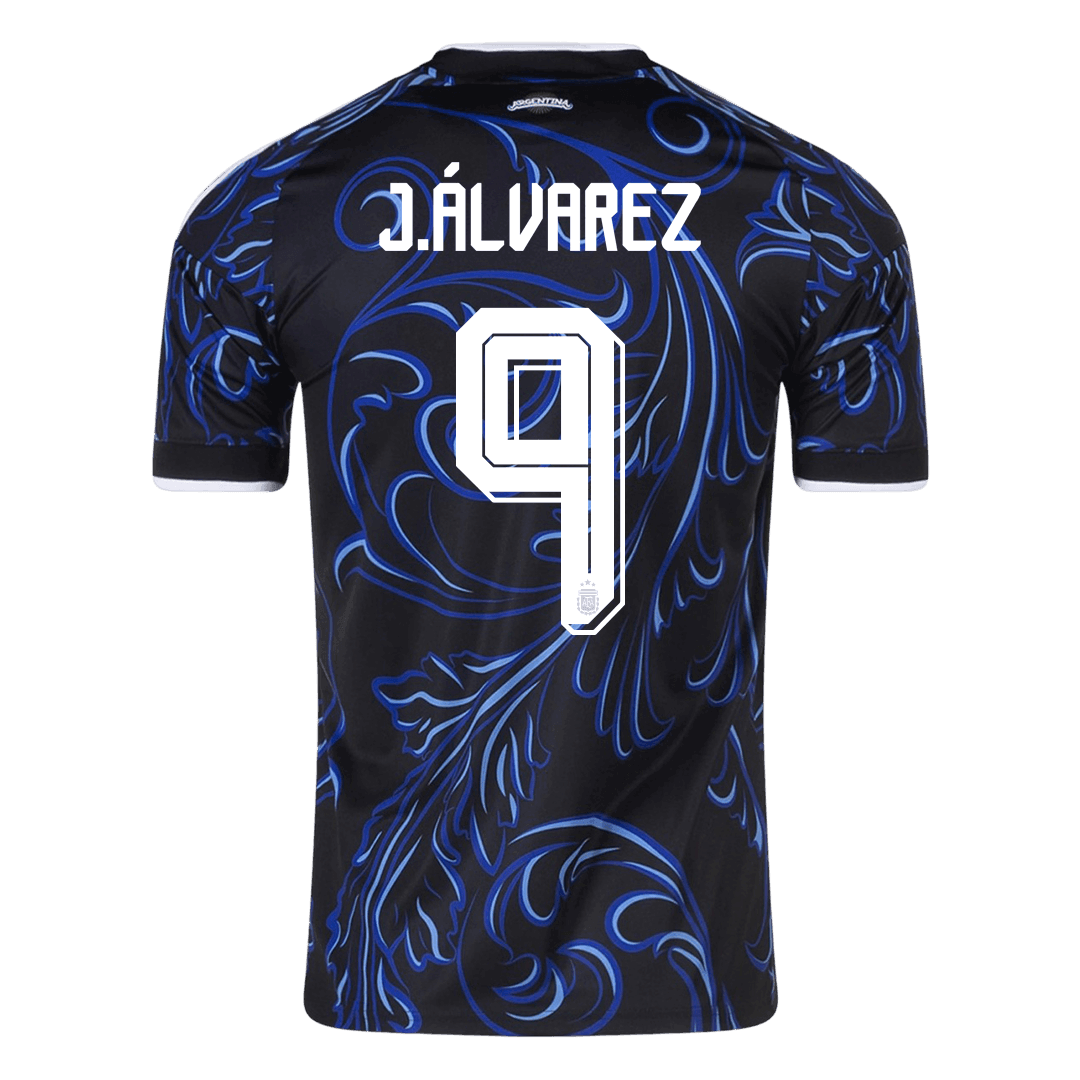 J. ÁLVAREZ #9 Argentina Idegenbeli Mez 2026 Fekete