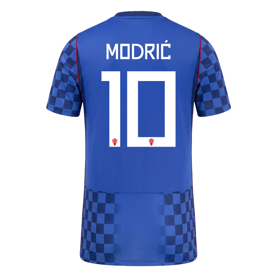 MODRIĆ #10 Croatia Játékos Verzió Idegenbeli Mez Világbajnoki 2026 Kék