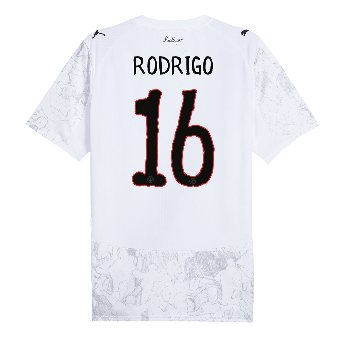RODRIGO #16 Manchester City Futball Mez 2025/26 Fehér