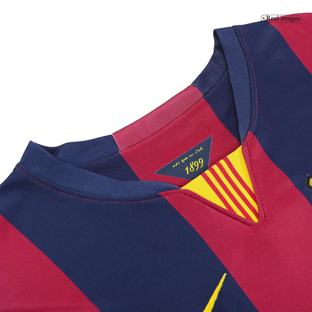 MESSI #10 Barcelona Otthon Retro Mez 2014/15
