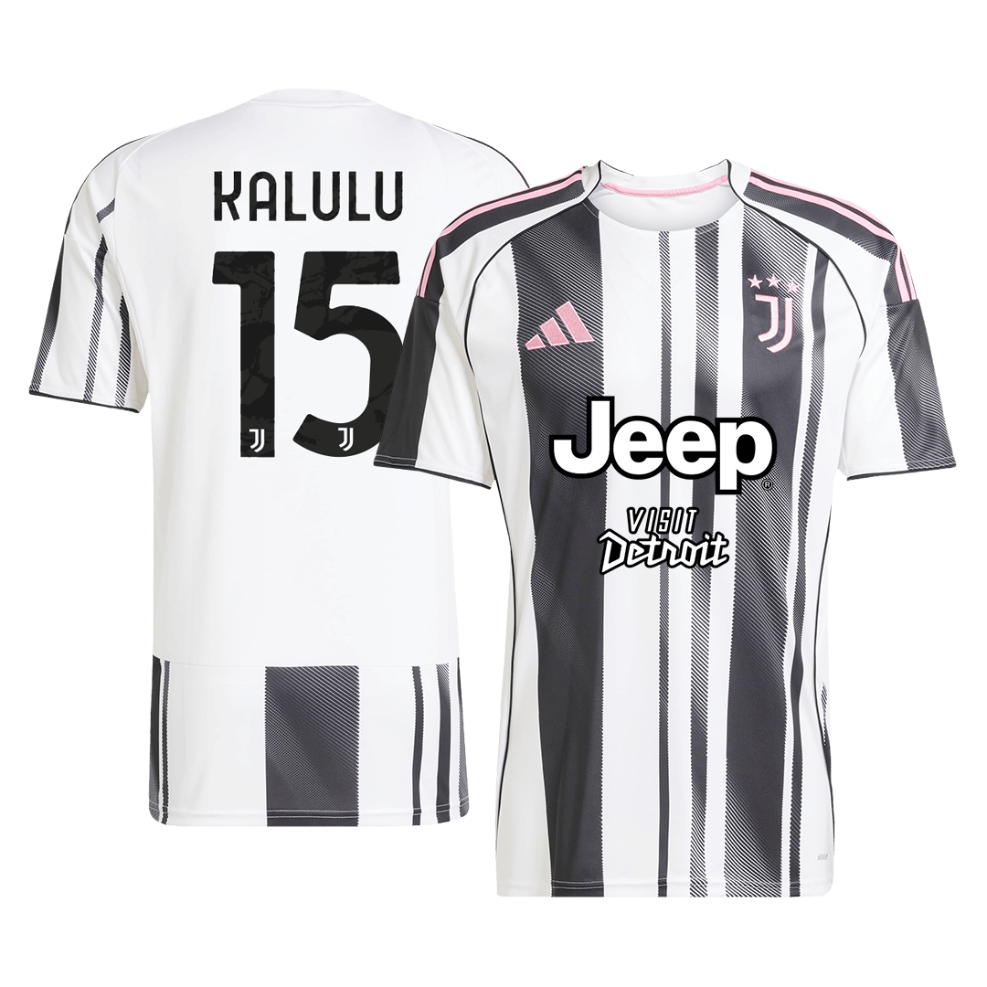 KALULU #15 Juventus Otthon Mez 2025/26 Fekete&Fehér