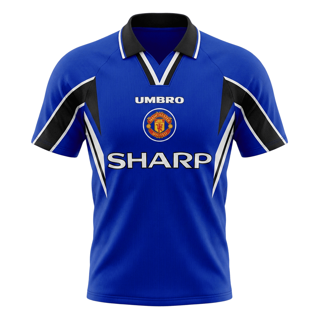 Manchester United Harmadik Retro Futball Mez 1996/97 Kék 2025/26