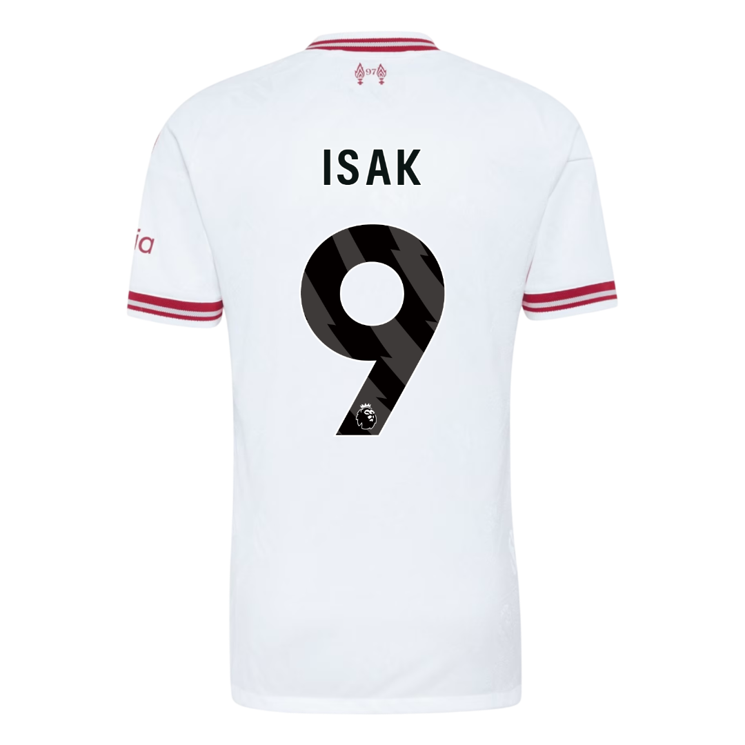 ISAK #9 Liverpool Játékos Verzió Idegenbeli Mez 2026/27 Fehér