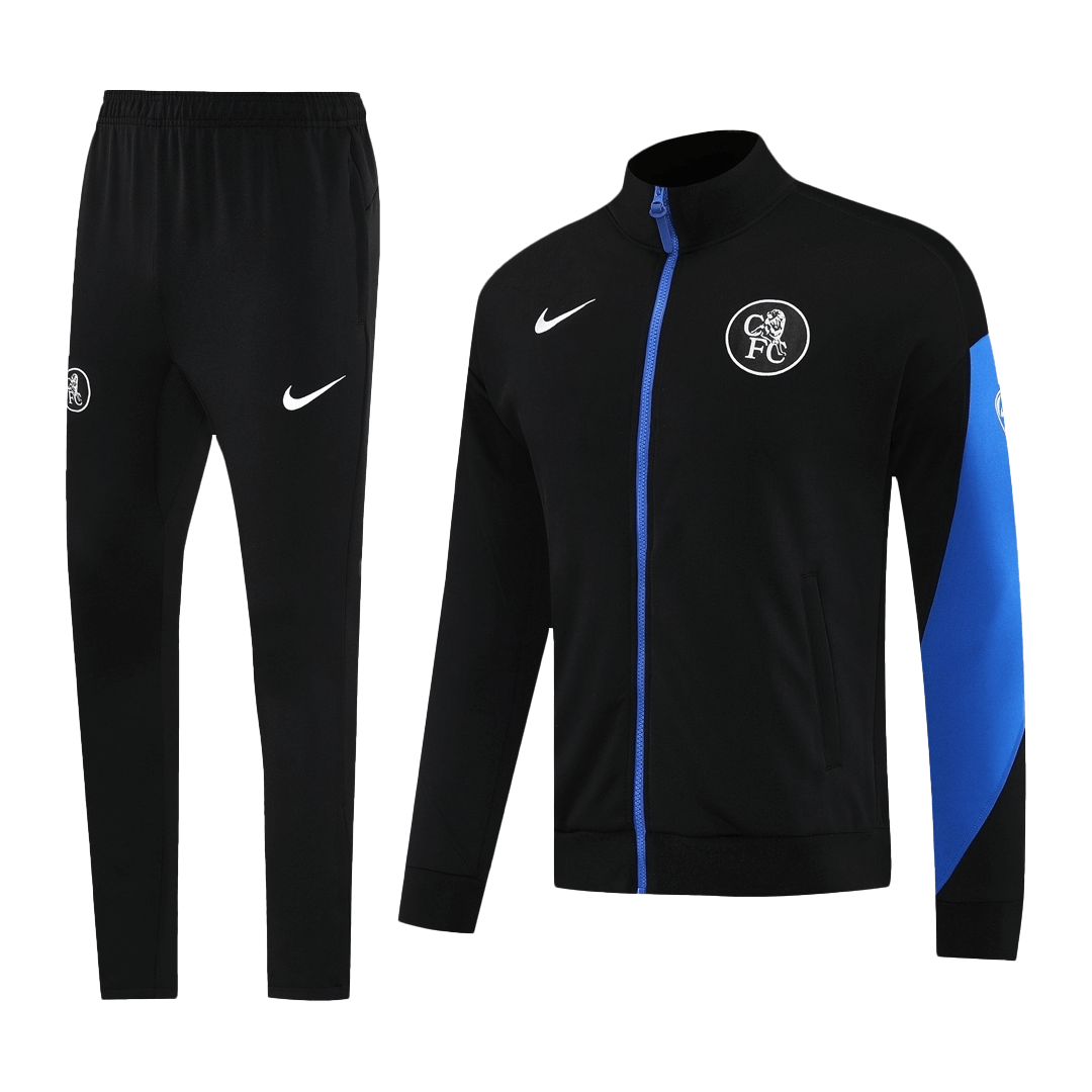Chelsea Kabát Szett (Dzseki + Nadrág) Edzés Dzseki 2025/26 Fekete