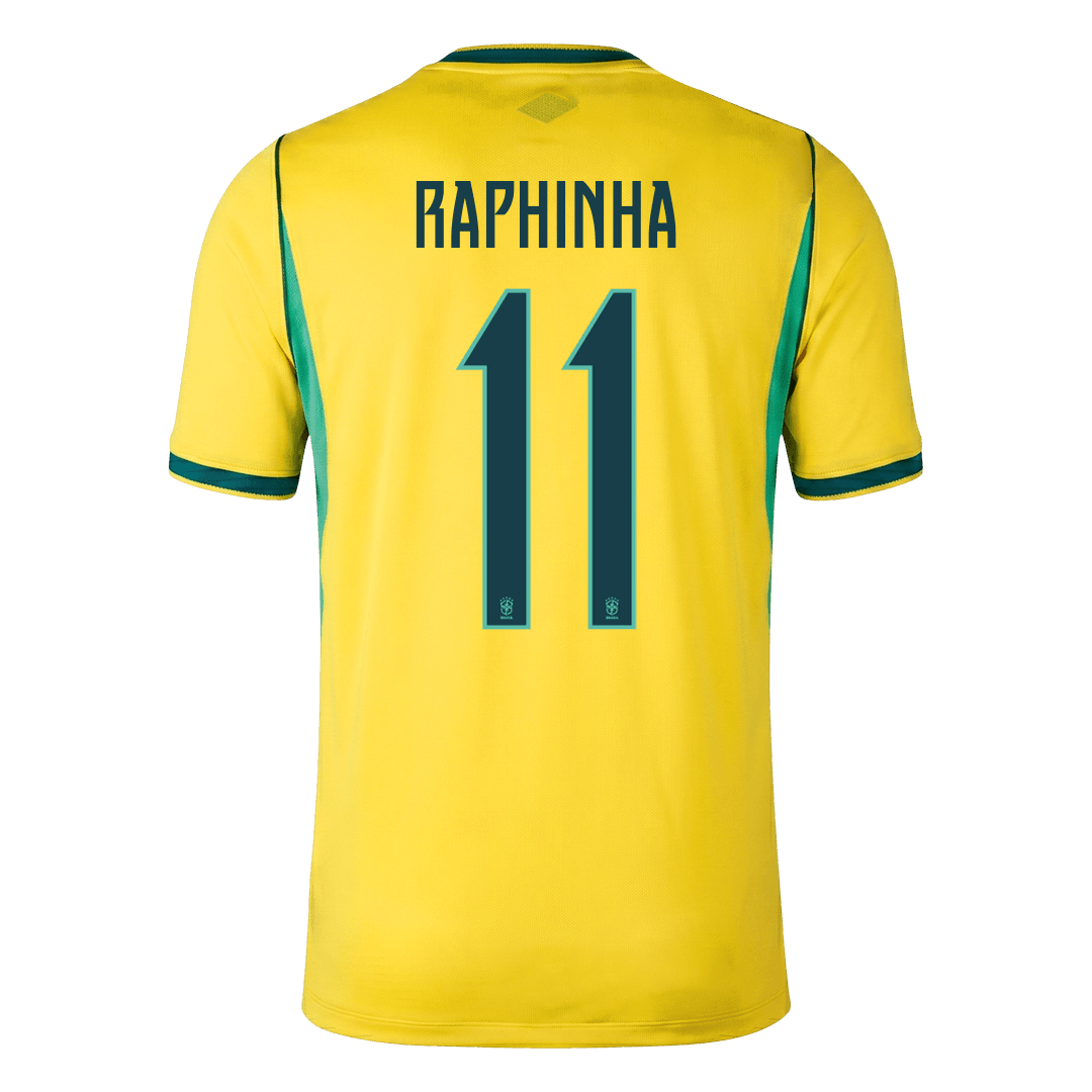RAPHINHA #11 Brazil Hazai Mez 2026 Sárga