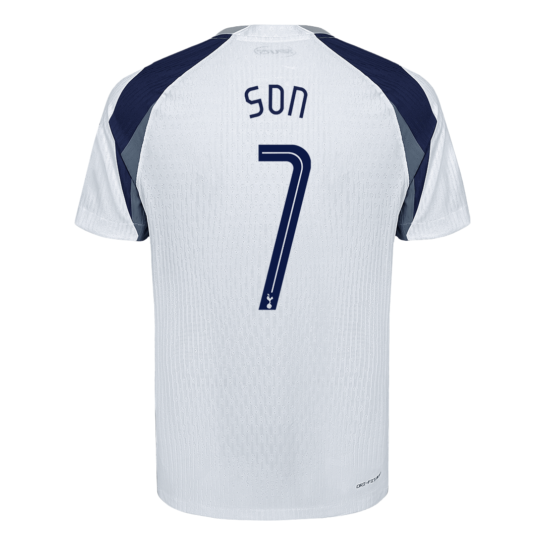 SON #7 Tottenham Hotspur Játékos Otthon Mez 2025/26 Fehér - UCL