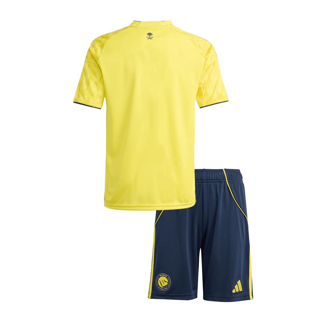 Gyerek Al Nassr Hazai Futballmez Készlet 25/26 Sárga