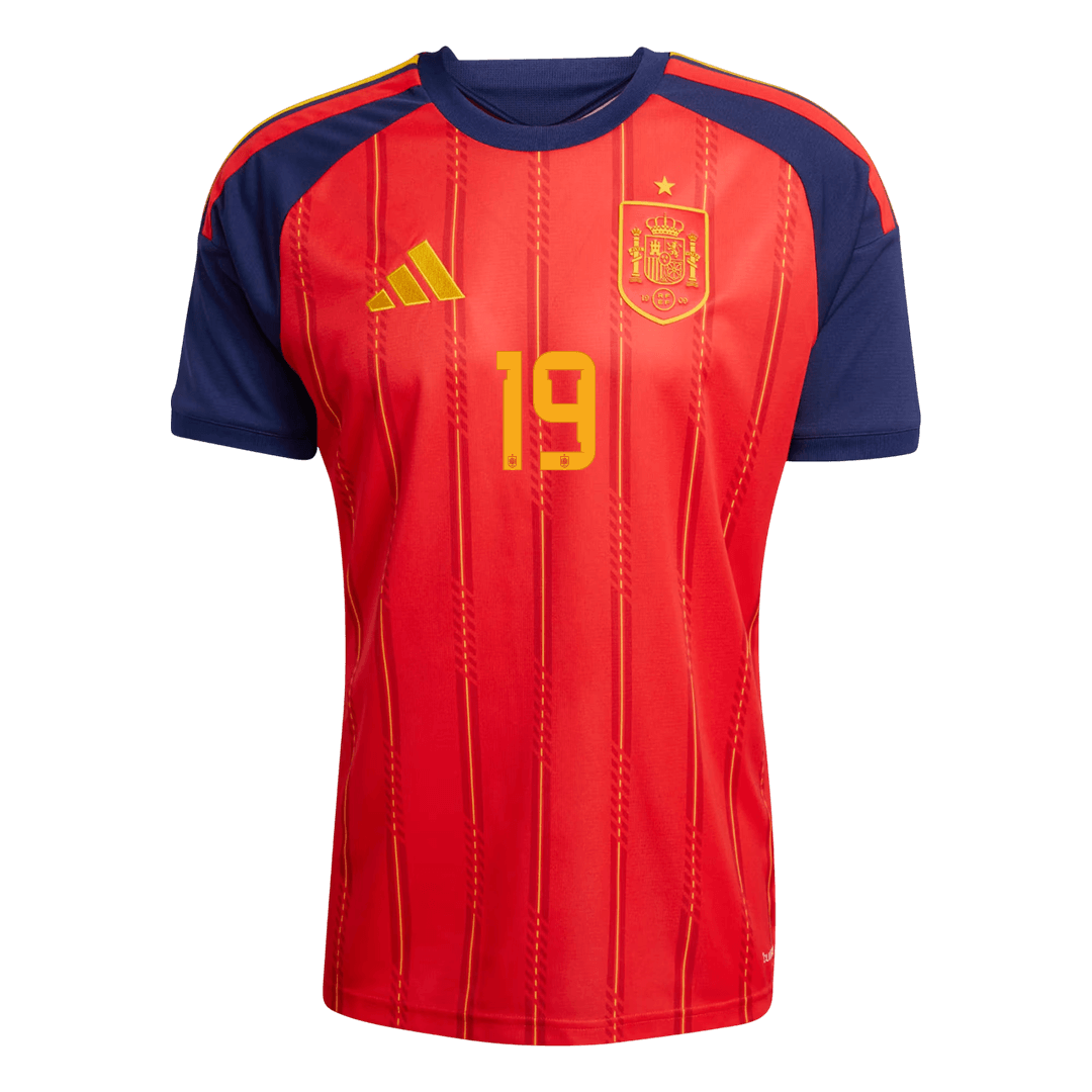 LAMINE YAMAL #19 Spain Hazai Futball 2026 Piros Világbajnoki