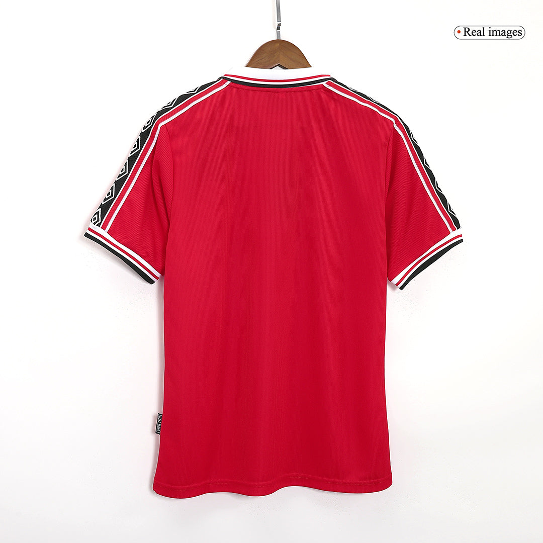 Manchester United Otthon Retro Futball Mez 98/00 Piros