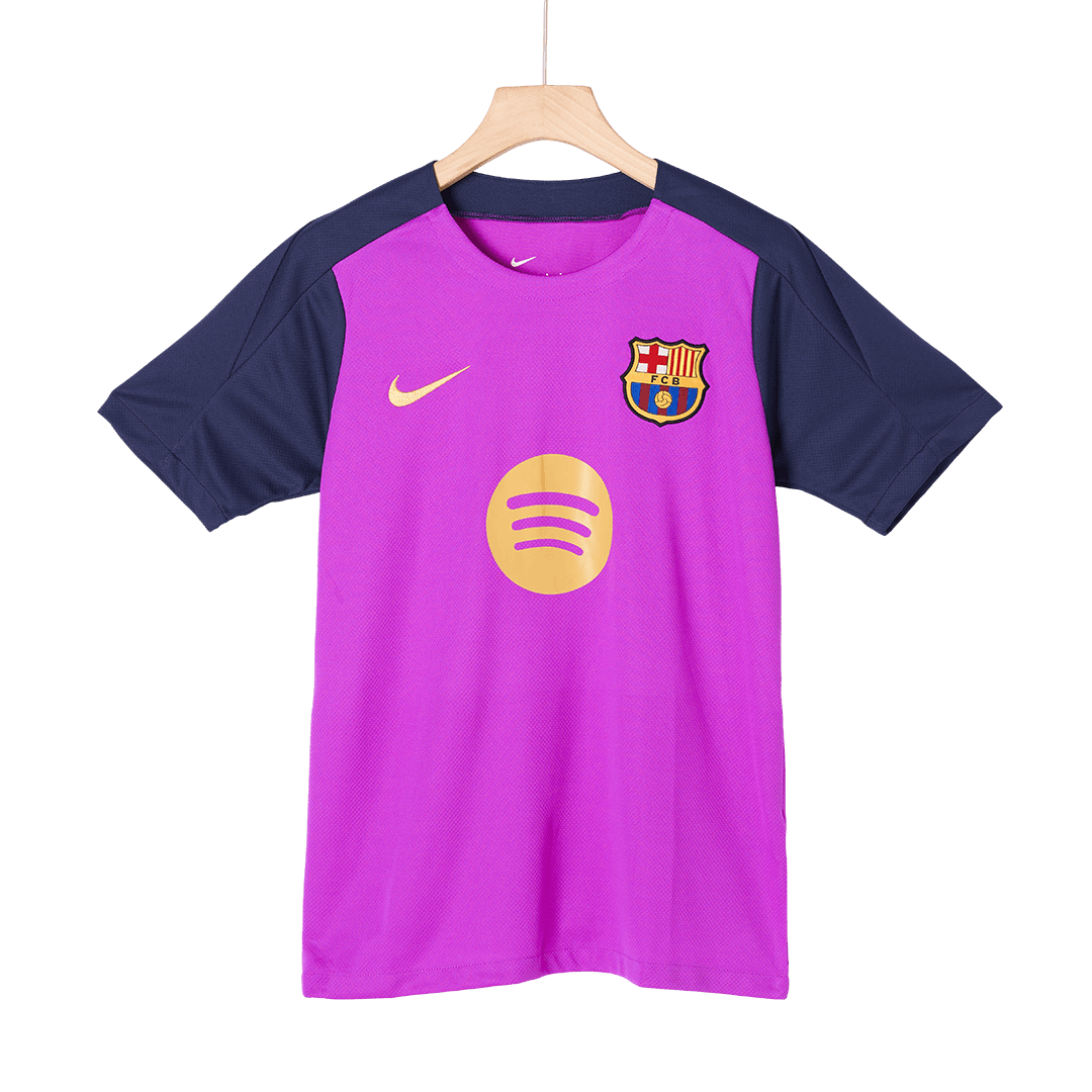 Barcelona Előtti-Mérkőzés Edzés Soccer Mez 25/26 Lila