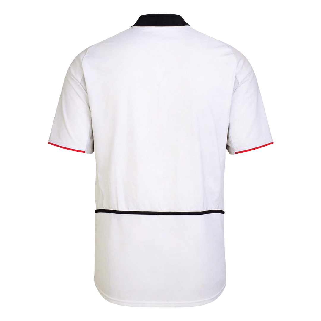 Manchester United Idegenbeli Retro Futball Mez 2002/03 Fehér