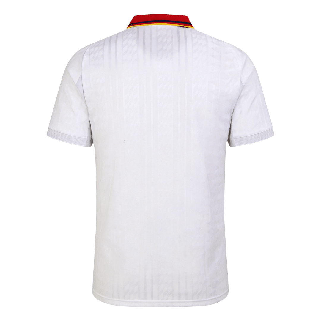 Spain Idegenbeli Retro Futball Mez 1994 Fehér