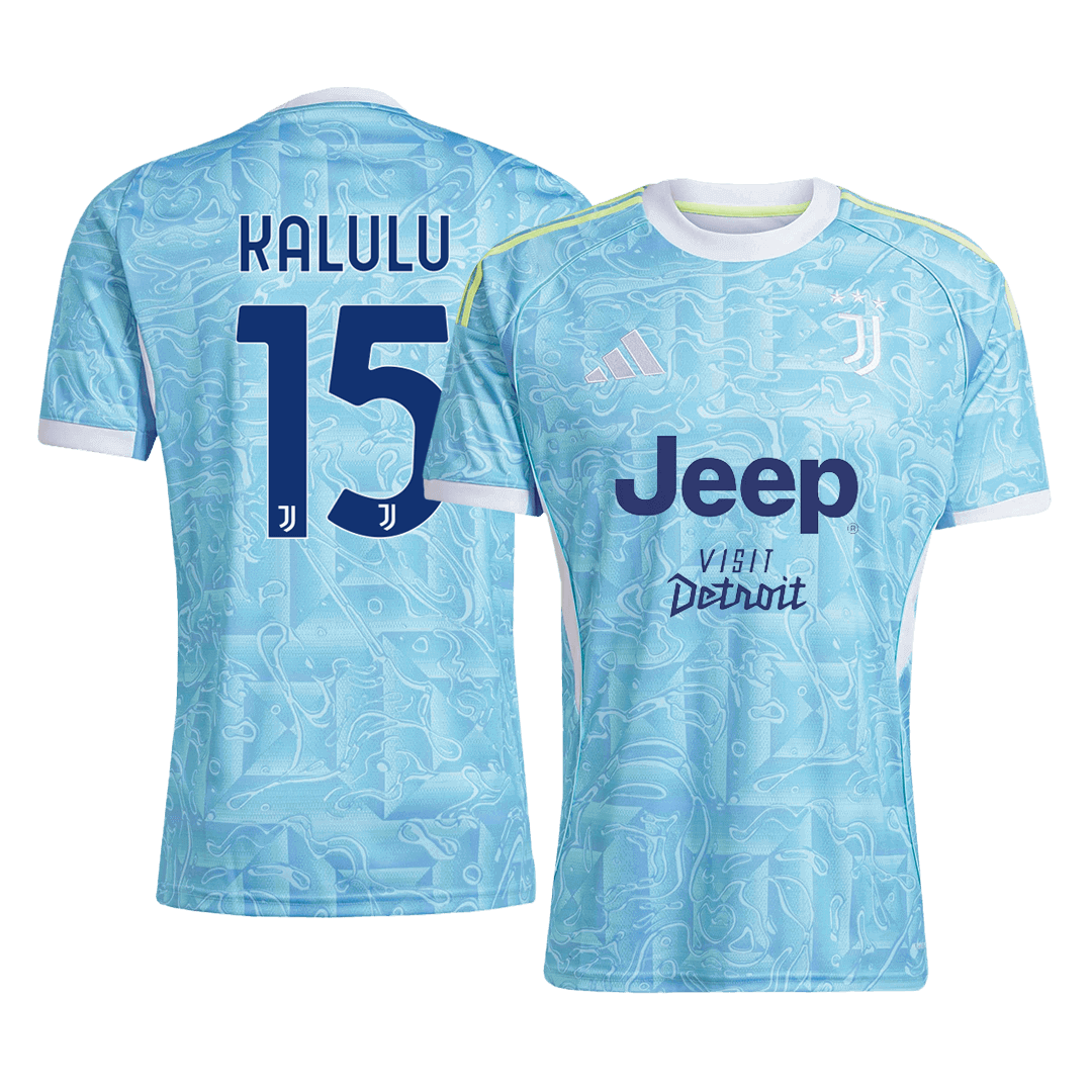 KALULU #15 Juventus Idegenbeli Mez 2025/26 Kék