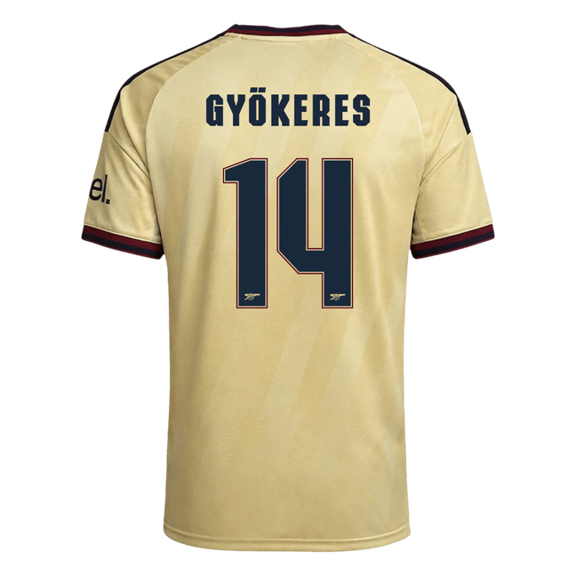 GYÖKERES #14 Arsenal Játékos Verzió Harmadik Mez 2026/27 Sárga - UCL