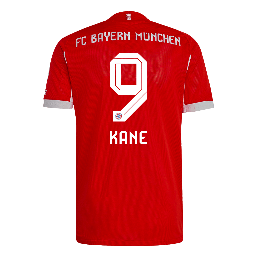 KANE #9 Hiteles Bayern Munich Otthon Soccer Mez 2025/26 Piros