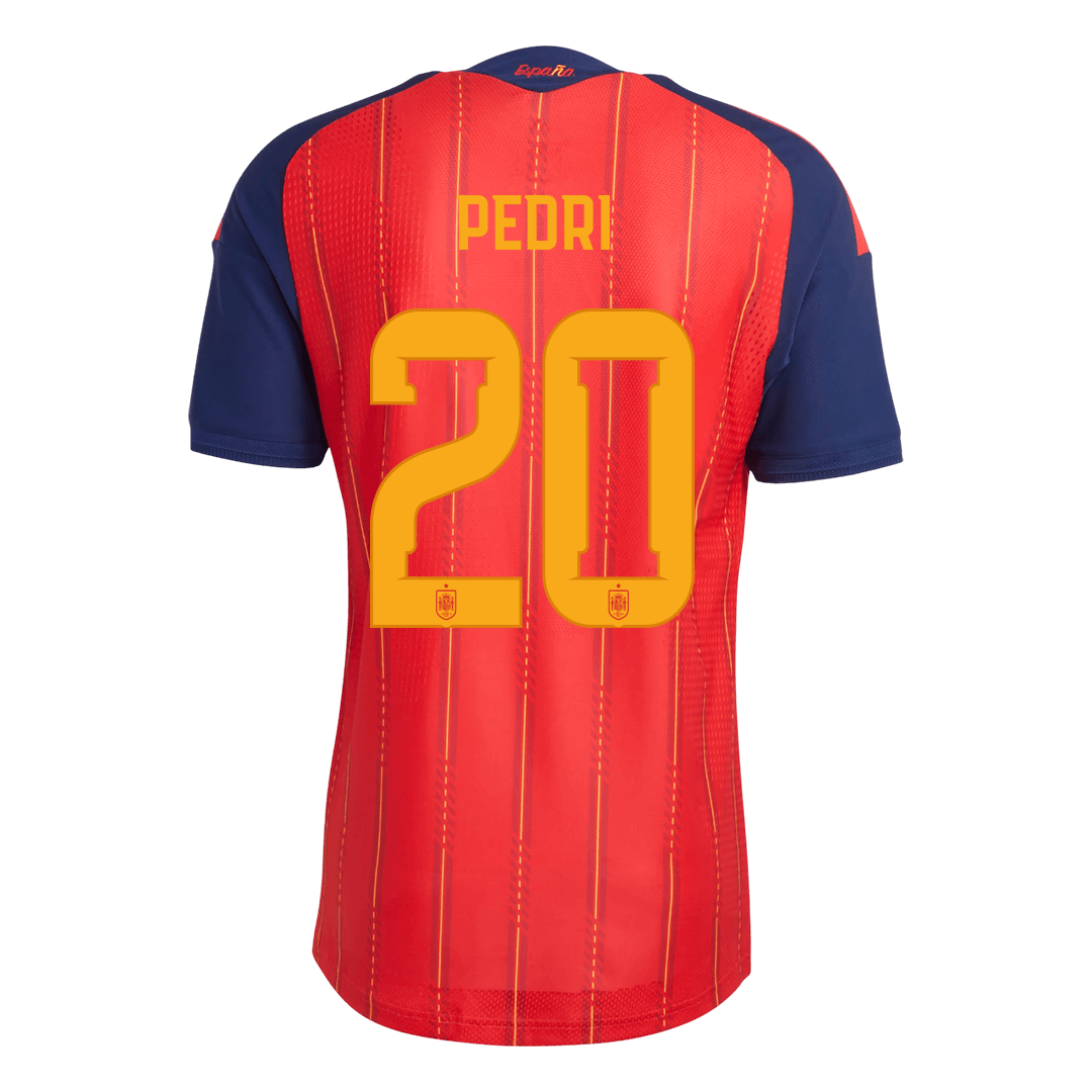 PEDRI #20 Spain Játékos Verzió Hazai Mez Világbajnoki 2026 Piros