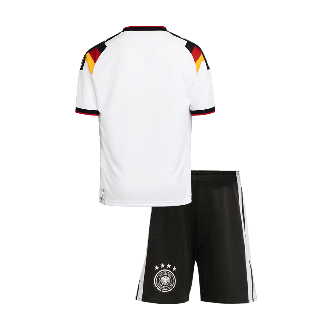 Germany Gyerek Hazai Világbajnoki Mez Készlet(Mez+Nadrág) 2026 Fehér