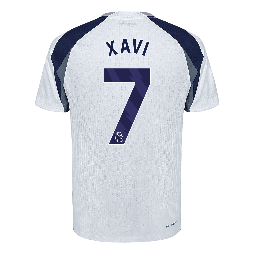 XAVI #7 Tottenham Hotspur Játékos Hazai Mez 2025/26 Fehér