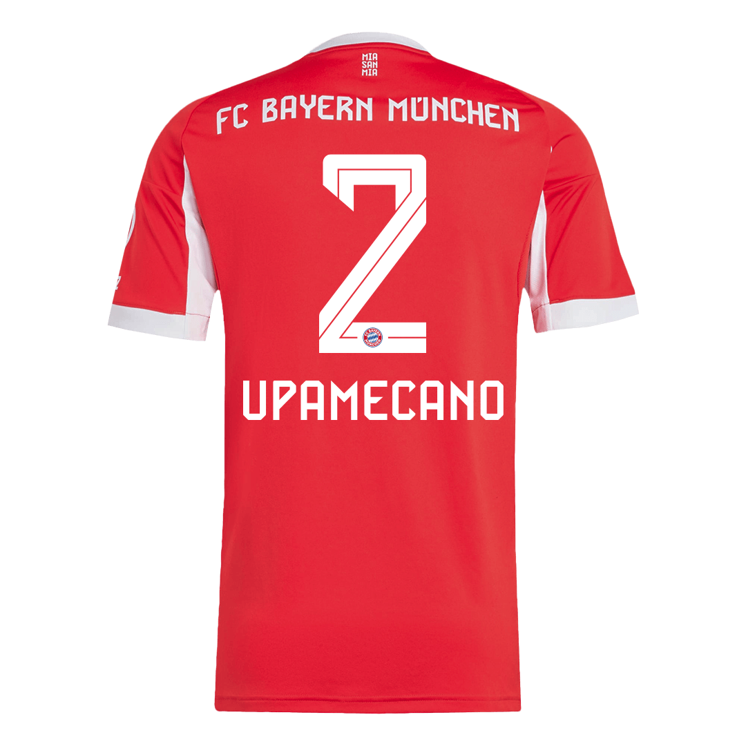UPAMECANO #2 Bayern Munich Otthon Mez 2025/26 Piros