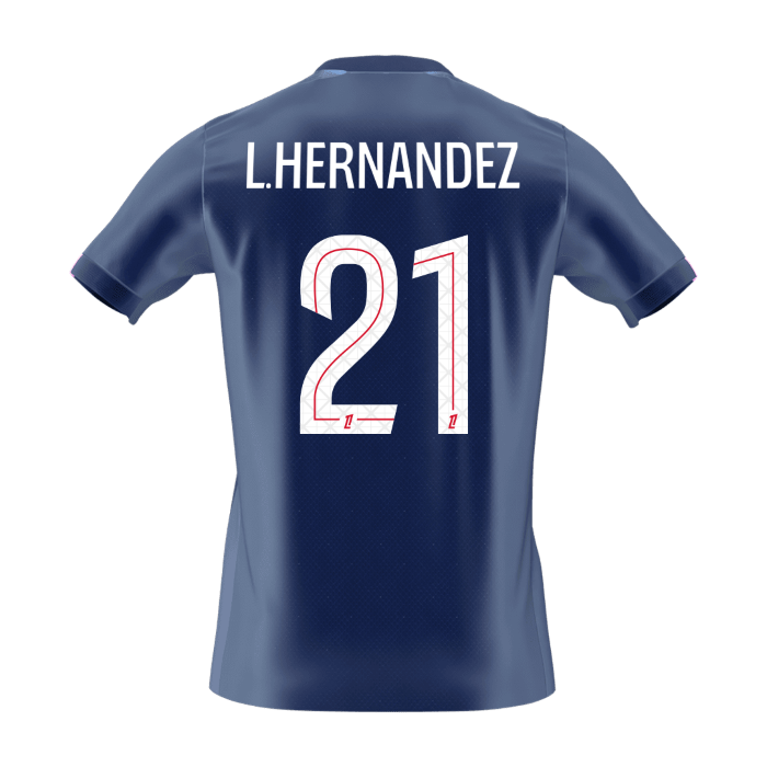 L.HERNANDEZ #21 PSG
Otthon Futball Mez 2025/26 Sötétkék