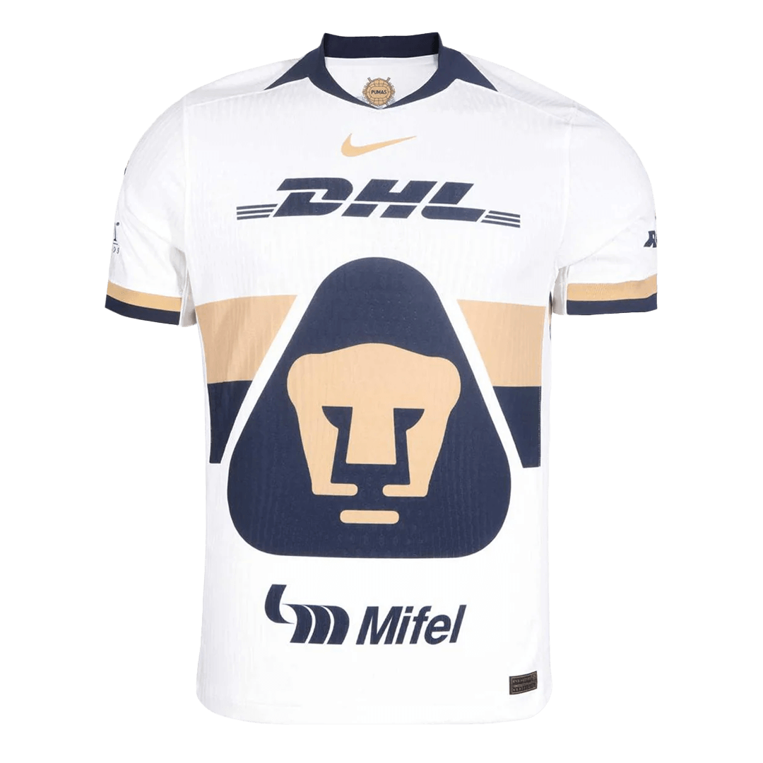 Pumas UNAM Játékos Otthon Mez 2025/26 Fehér