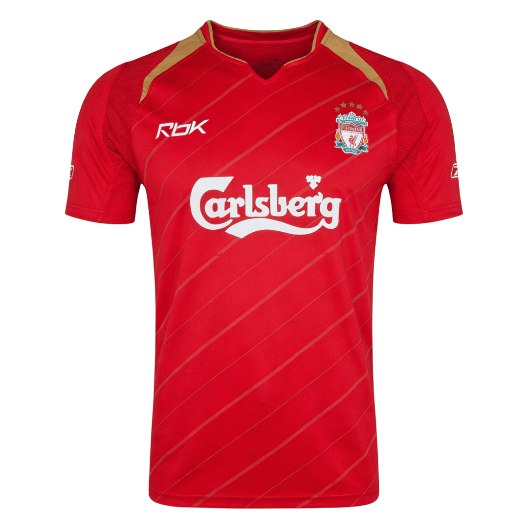 Liverpool Hazai Retro Futball Mez 2005/06 Piros