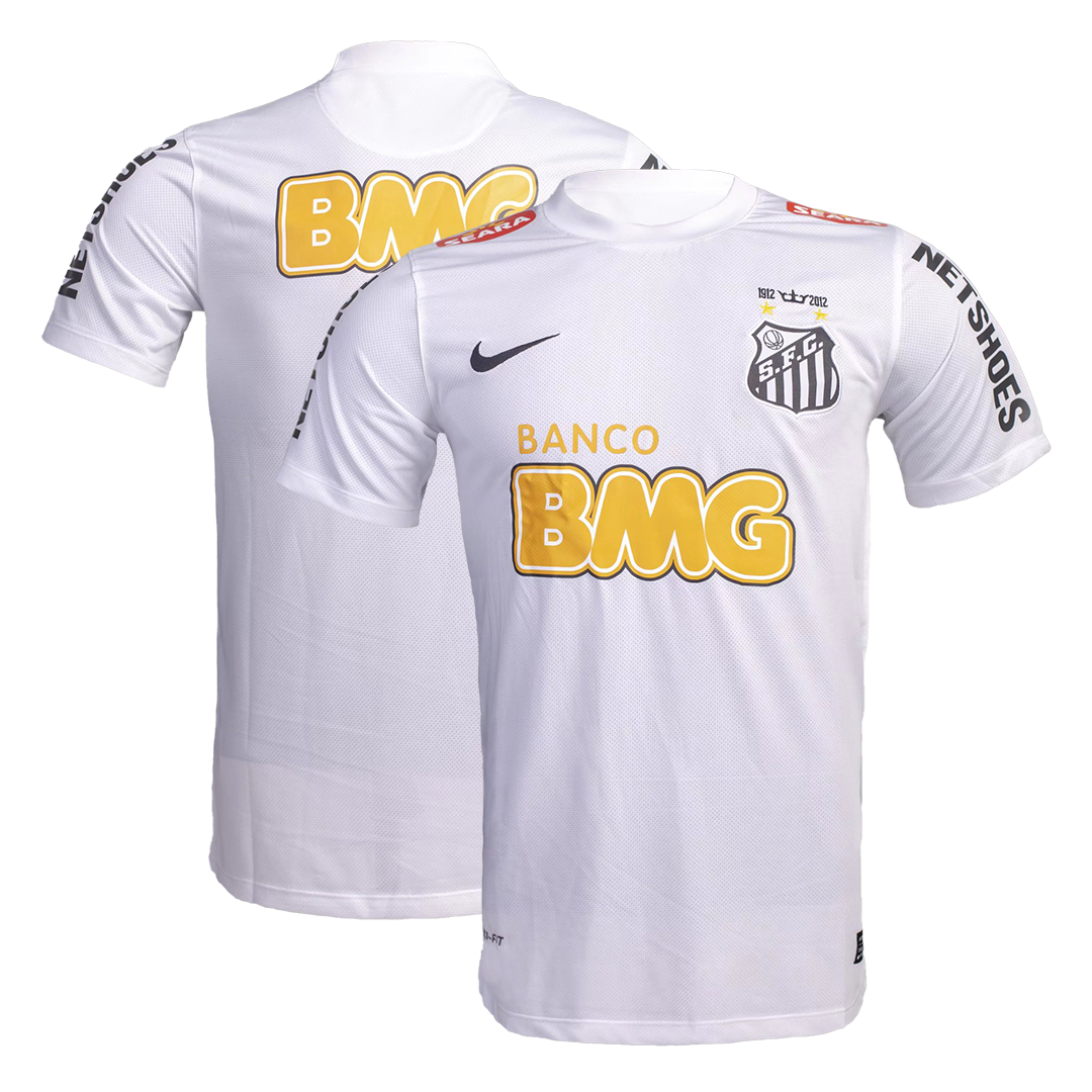 Santos FC Hazai Retro Futball Mez 2011/12 Fehér