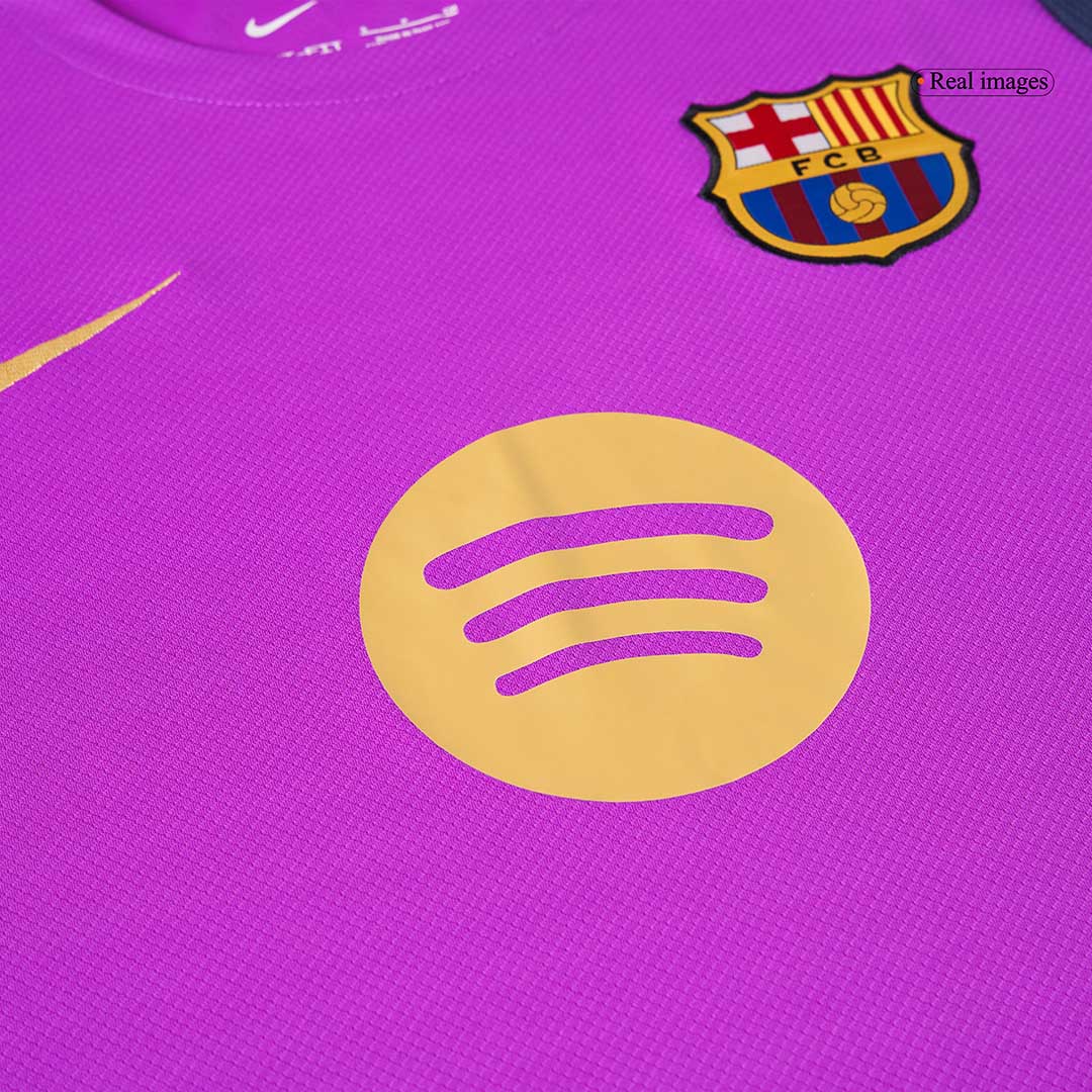 Barcelona Előtti-Mérkőzés Edzés Soccer Mez 25/26 Lila