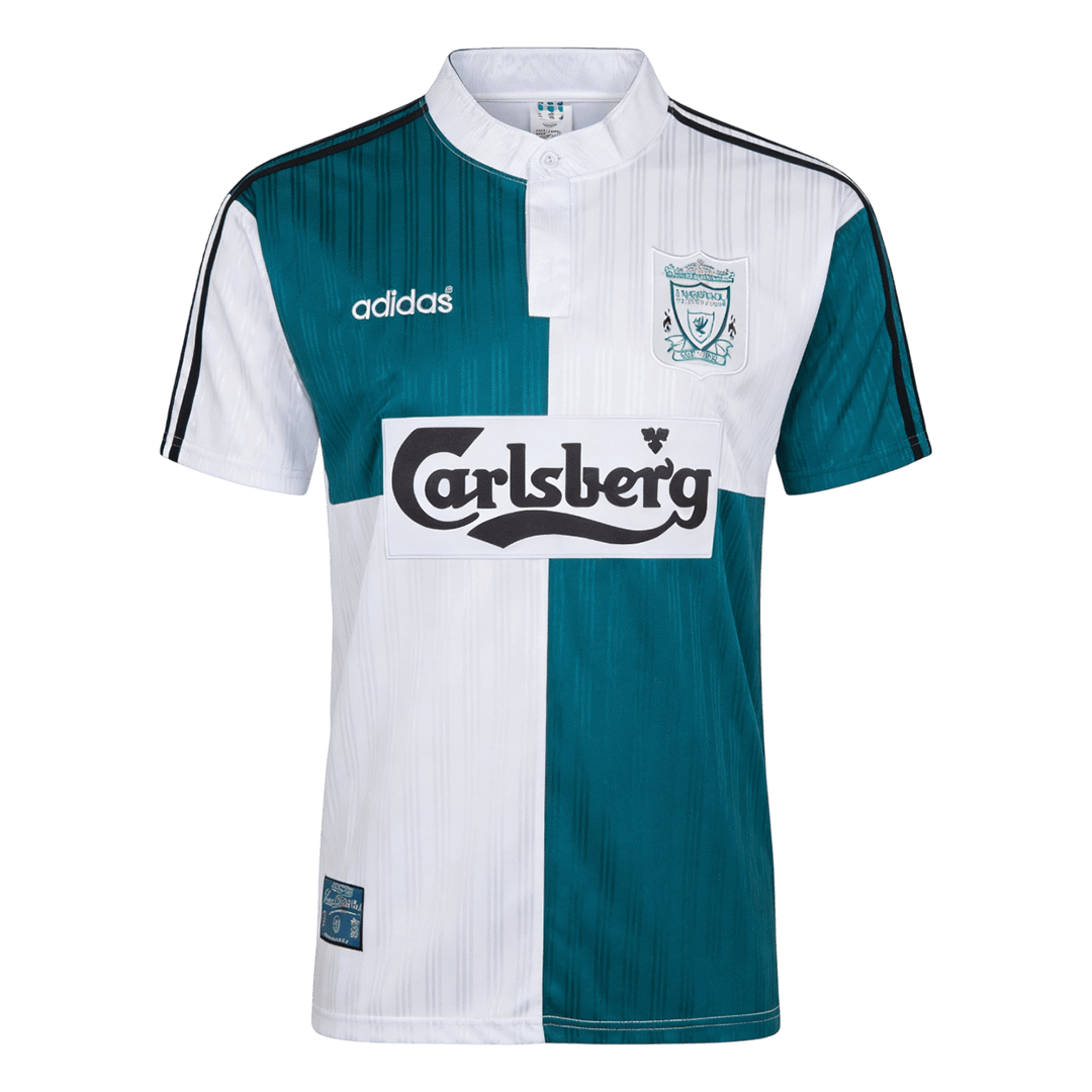 Liverpool Idegenbeli Retro Futball Mez 1995/96 Kék&Fehér