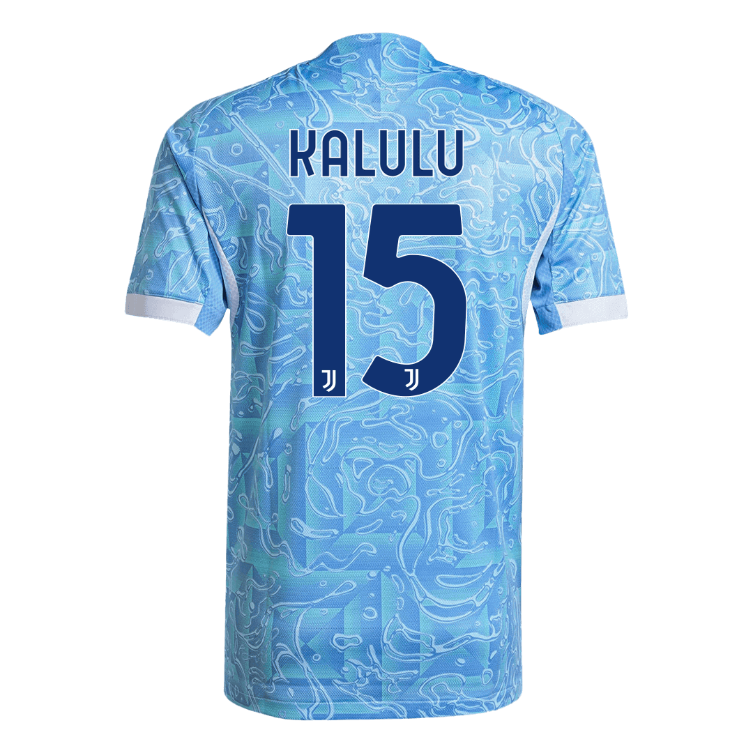 KALULU #15 Juventus Játékos Idegenbeli Mez 2025/26 Kék