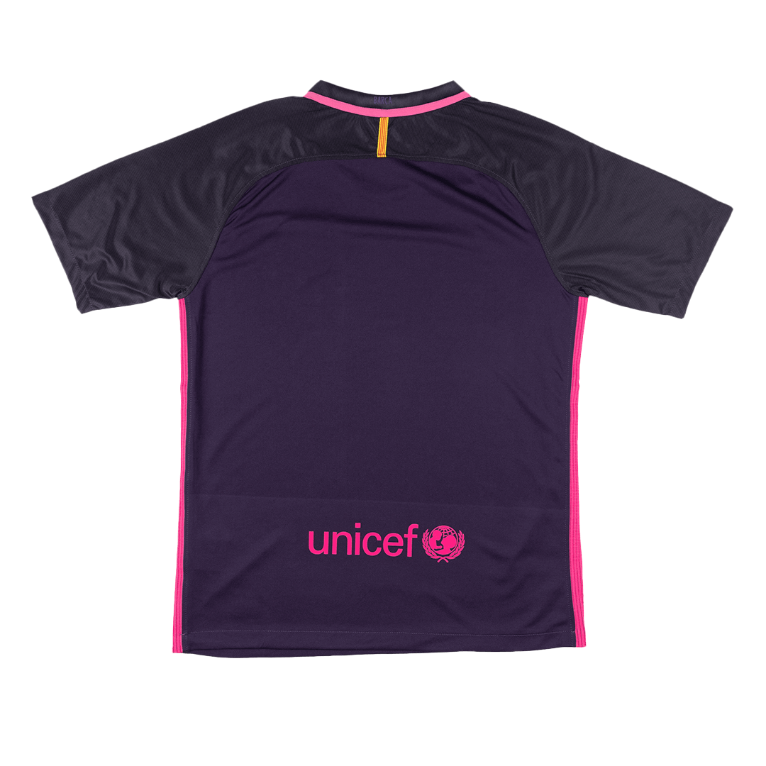 Barcelona Idegenbeli Retro Futball Mez 2016/17 Lila