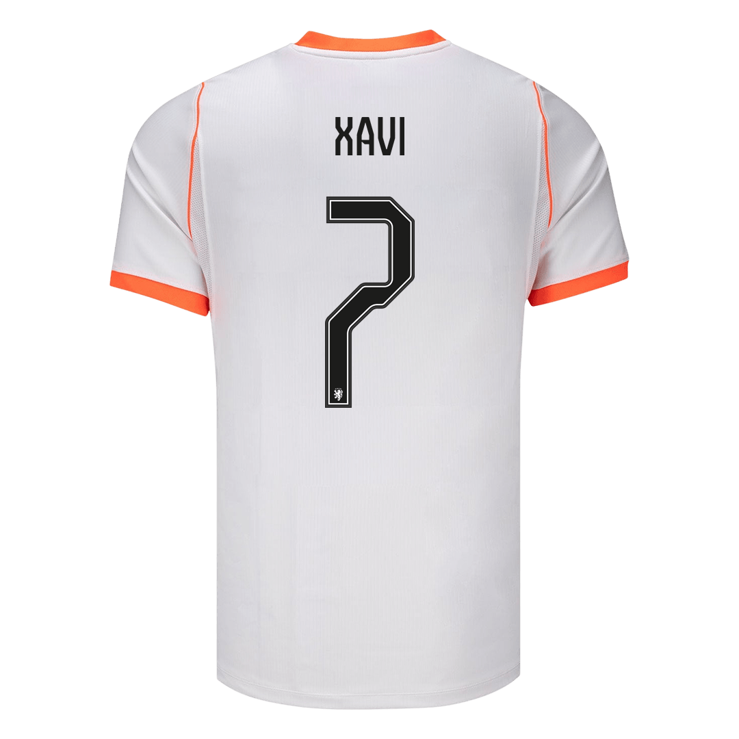 XAVI #7 Netherlands Idegenbeli Mez 2026 Fehér