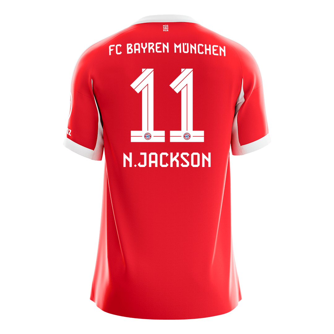 N.JACKSON #11 Bayern Munich
Otthon Futball Mez 2025/26 Piros