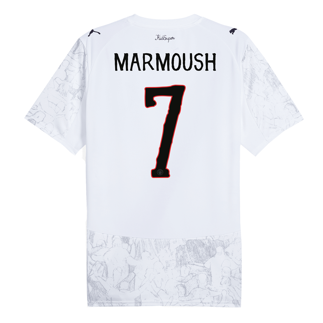 MARMOUSH #7 Manchester City Futball Mez 2025/26 Fehér