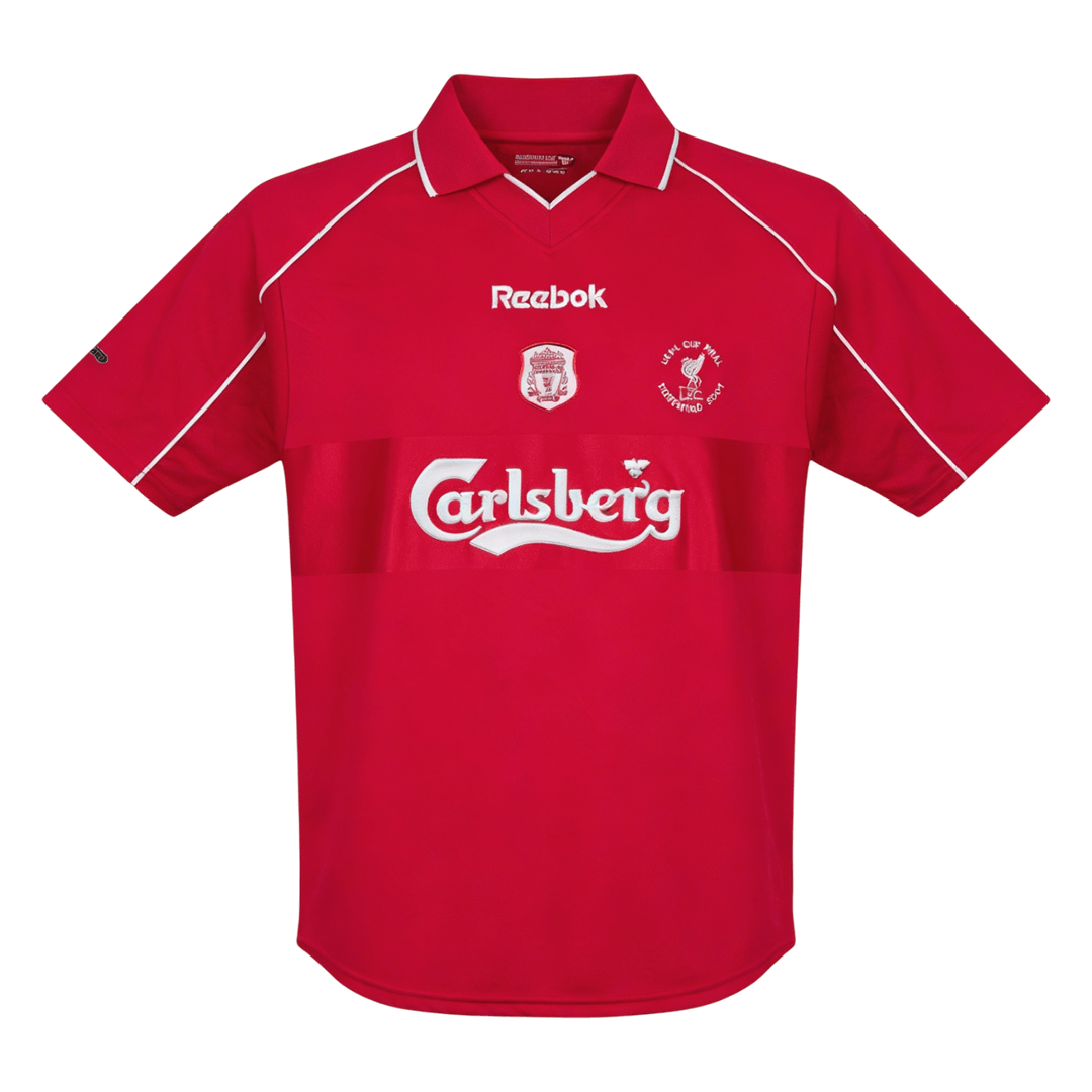 Liverpool Hazai Retro Futball Mez 2000/01 Piros