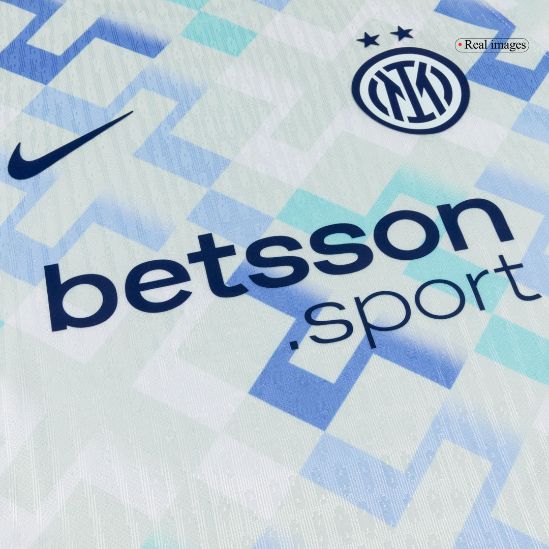 DUMFRIES #2 Inter Milan Játékos Idegenbeli Mez 2025/26 Kék
