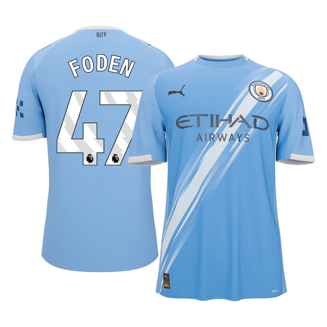 FODEN #47 Manchester City Otthoni Futball Mez 2025/26 Kék