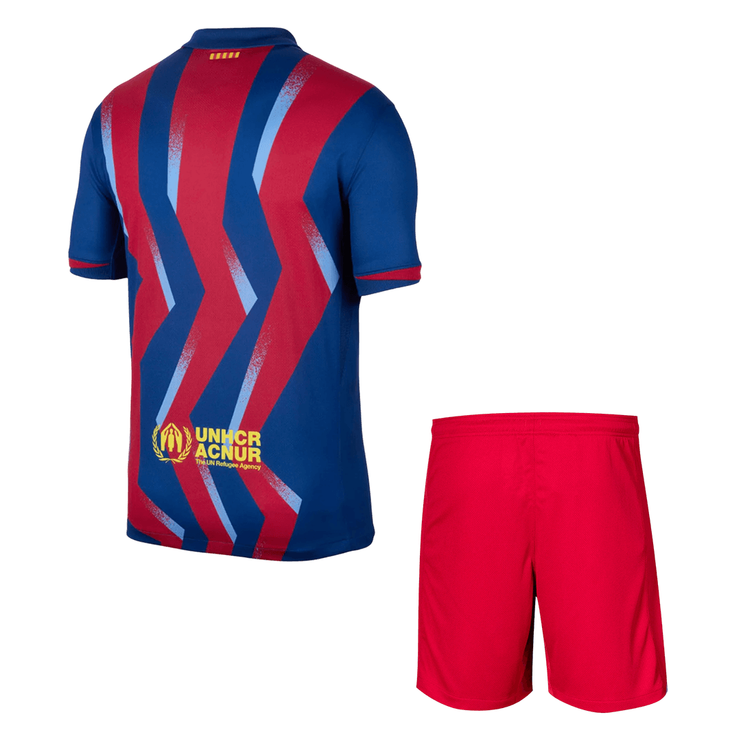 Barcelona Negyedik Mez Szett (Mez+Nadrág) 2025/26 Piros&Kék