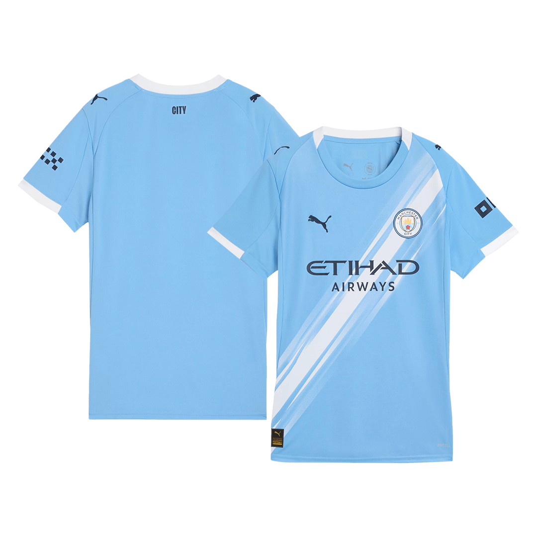 Női Manchester City Mez 2025/26 Kék