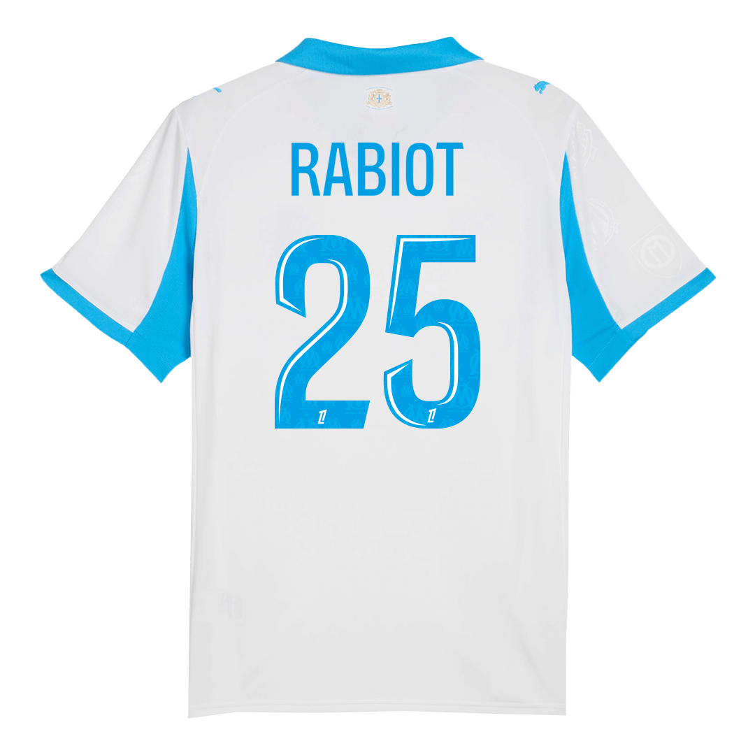RABIOT #25 Marseille Otthon Mez 2025/26 Fehér