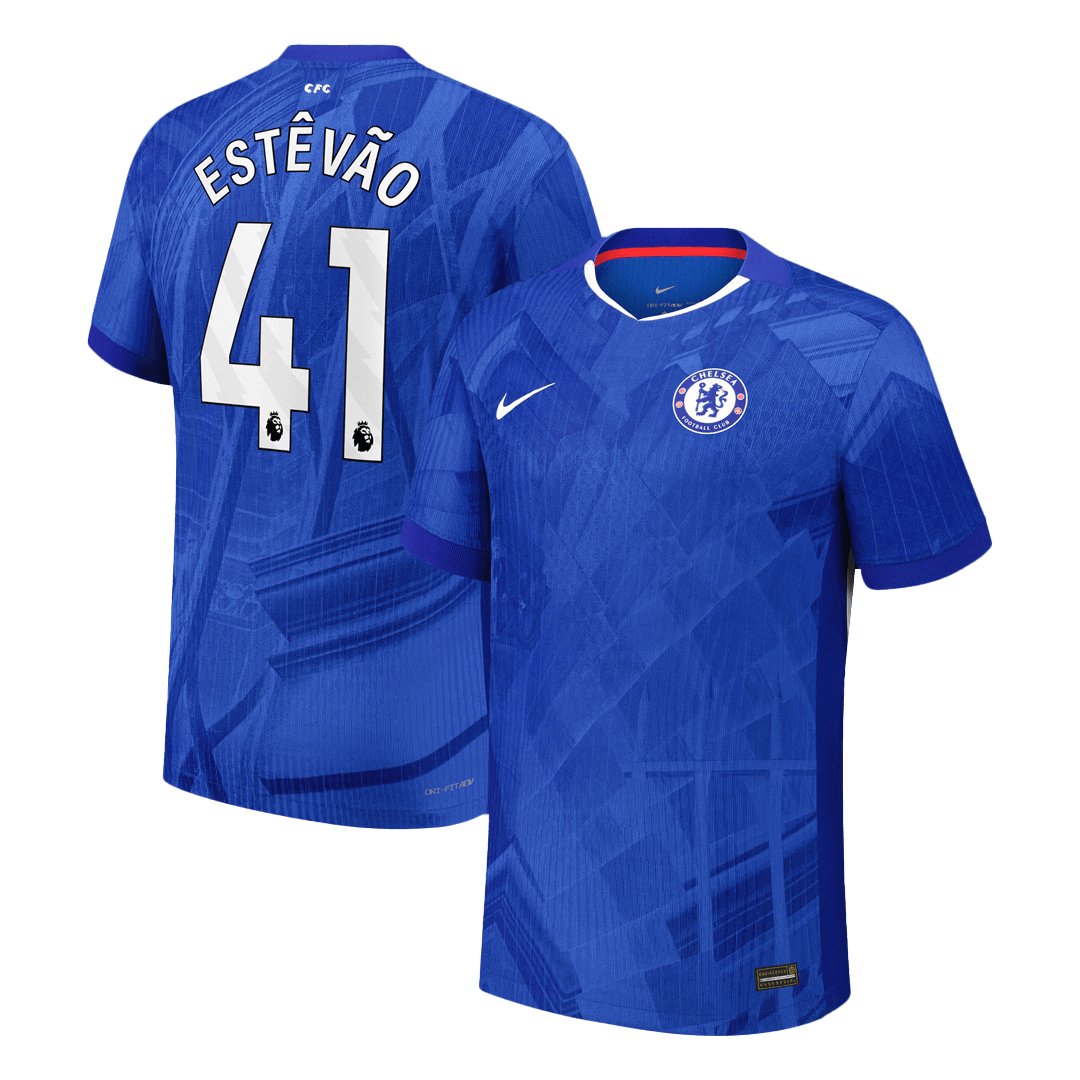 ESTÊVÃO #41 Chelsea Játékos Otthon Mez 2025/26 Kék